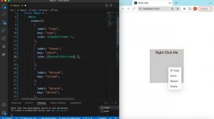 Create Custom Right Click Menu using ReactJS | Ant Design Dropdown Context Menu Tutorial
