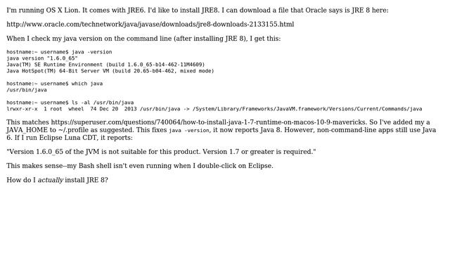 How do I set up JRE 8 on OS X? (2 Solutions!!) смотреть онлайн
