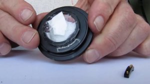 Установка Одуванчика Лушникова для Nikon на M42-Nikon с линзой.