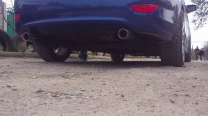 звук выхлопа stinger на hyundai solaris