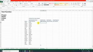 #8.Upper, Lower, Proper, Len in excel | Excel 2003, 2007, 2013, 2016, 2019, 365