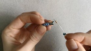 Серьги из бисера Мастер-Класс, Beaded Earrings Tutorial, Dragon scale beads