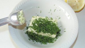 Чесночное сливочное масло с укропом