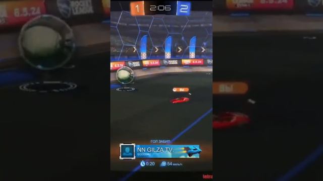 Смотрите как он лихо управляет своим автомобилем в Rocket league #rocketleague #рокетлига #игра