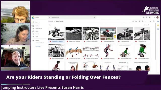 Susan Harris. Jumping Instructors Live