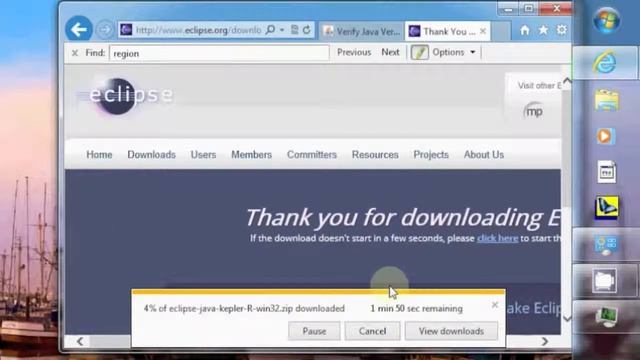 Install Java and Eclipse on Win 7 смотреть онлайн