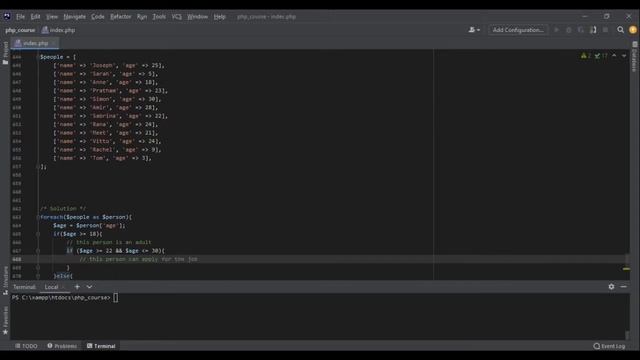 Find the right person - PHP Project - PHP Tutorial Beginner to Advanced