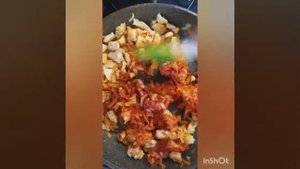 Поджарка с курицей