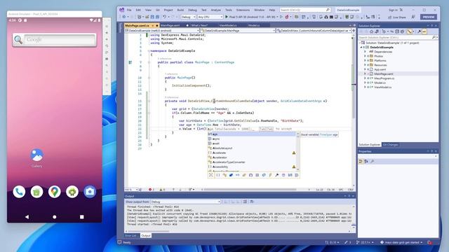Adding a Data Grid to Your .NET MAUI app using DevExpress Controls смотреть онлайн