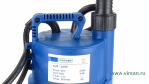 Дренажный насос UNIPUMP SUB-209 P