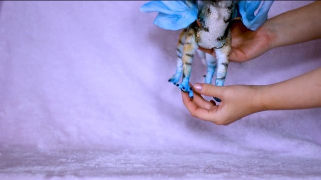 полосатый дракон в смешанной технике смотреть онлайн