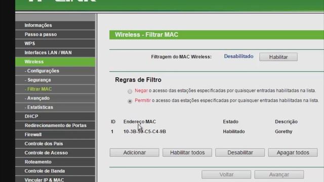 CONFIG SENHA E MAC ROTEADOR TP-LINK TL-WR841N / TL-WR841ND смотреть онлайн