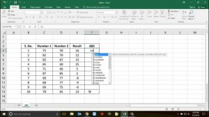 60* How to use ABS formula in Excel {Hindi}