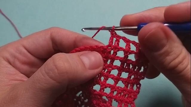 Салфетка в технике филейного вязания. Часть 2. Крючок для начинающих.