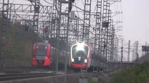 Электропоезда ЭС2Г-130 Ласточка и ЭГЭ2ТВ-008 Иволга