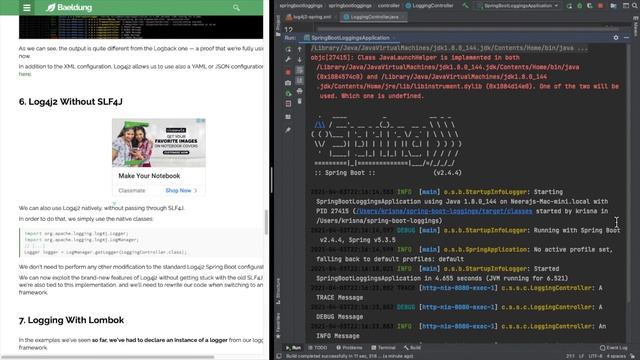 अपनी भाषा हिंदी में SpringBoot 2 Logging | Performance Logging смотреть онлайн