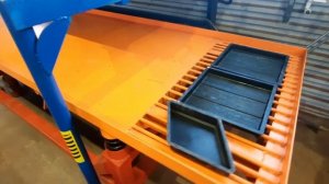 Процесс изготовления тротуарной плитки и брусчатки часть 2