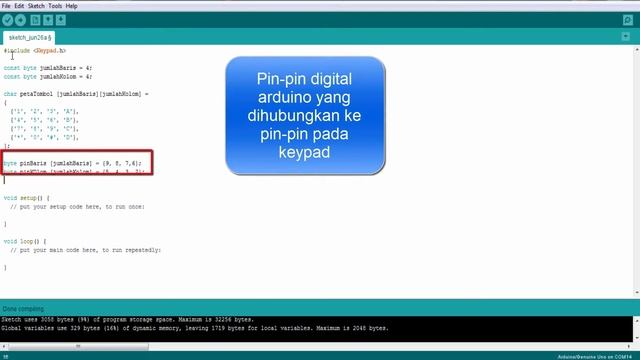 Belajar Arduino 6 : Pengujian Tombol Keypad 4x4 di Serial Monitor смотреть онлайн
