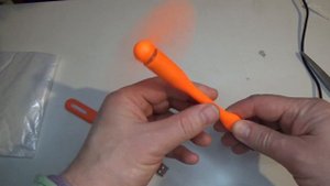 Мини-вентилятор USB гибкий, со светодиодной подсветкой