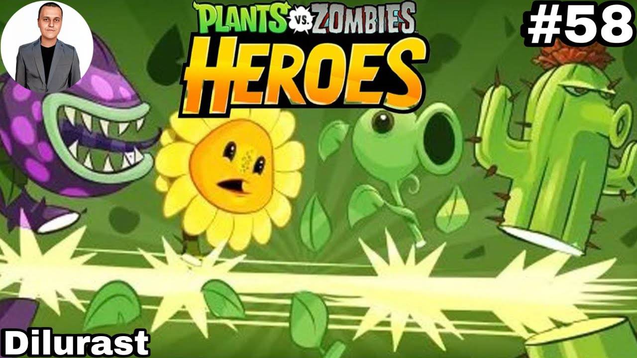 Plants vs. Zombies Heroes #58 ПРОХОЖДЕНИЕ! ВИДЕОИГРА ОНЛАЙН! GAMEPLAY! ИГРОВОЙ КАНАЛ Dilurast