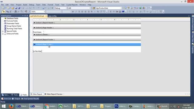 Crystal Report Tutorial for Beginners - Part 1 смотреть онлайн
