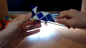 Змейка Рубика (24 элемента)! Как собрать страуса (ostrich) из змейки Рубика)