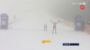 Большунов против норвежцев. Финиш марафона Холменколлен 2020!