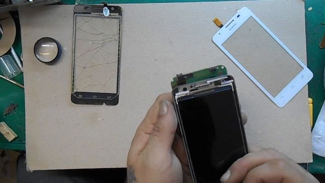 Замена такскрина строительным феном смотреть онлайн