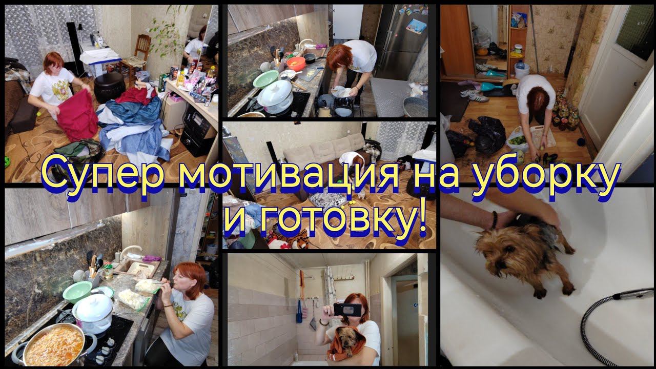 Уборка /Готовка / Помыла Дафика / Купили картофель...