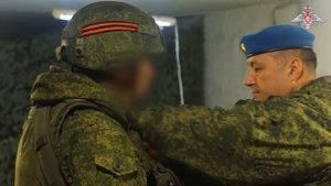 Награждение десантников