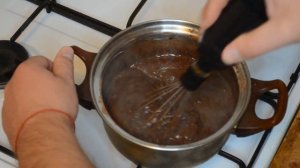 Шоколадный заварной крем , очень вкусный по простому рецепту