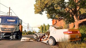 BeamNG Drive - Реалистичные автомобильные аварии и погони и ДТП. Бимка.