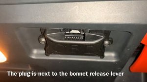 Mercedes Benz B Class OBD Diagnostic Plug Port Location