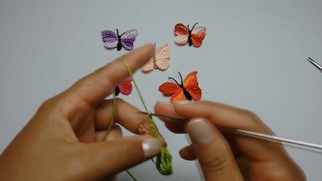 Borboletas de Crochê Para Aplicação- 01 смотреть онлайн