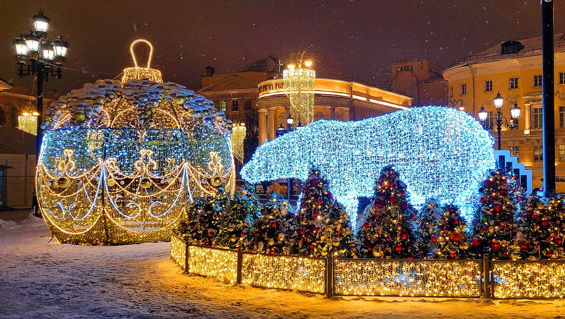 Новогодняя Москва: Сказочные Огни Площадей