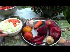 Аджика с жареным луком и морковью