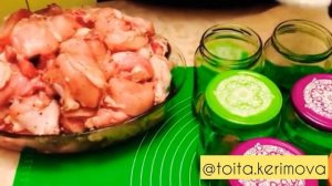 Тушёнку больше не покупаю !!! (Домашняя тушенка из курицы с курдюком )