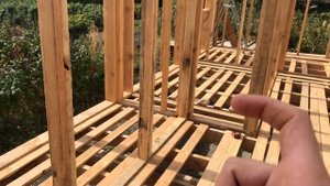 Перегородки в Каркасном Доме 6 на 12