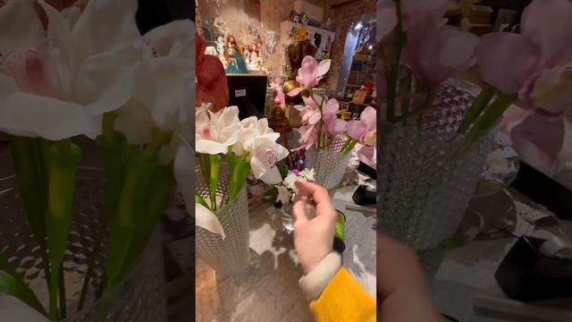 Орхидея цимбидиум для букетов и композиций #цветочныйбизнес #магазинцветов #мастеркласс #влог