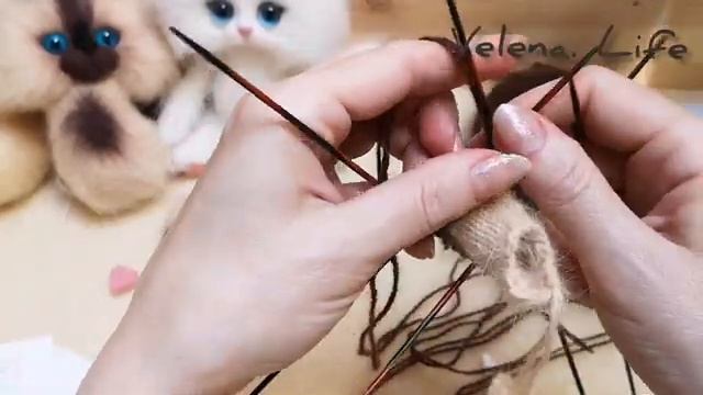 По просьбам /вяжем задние лапки//котенок//ПОПЕТЕЛЬНЫЙ МК смотреть онлайн