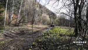 Квадроцикл РМ 650-2 и первая поломка, неудача в лесу.