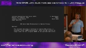 It’s DNS, Jim, but not as we know it - Jim Hague [ACCU 2019]