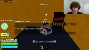Blox Fruits Sand Fruit Showcase Awakened And Unawakend Rework(ROBLOX)