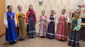 Образцовый детский фольклорный ансамбль «Радуница»,младшая группа.«Комар шуточку шутил»,с.Балман,НС