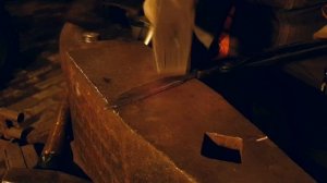 Кованый булатный нож №101, ковка закалка Ч.1/ Damask blade knife № 101, forging, hardening