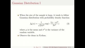 Important Distributions and Central Limit Theorem