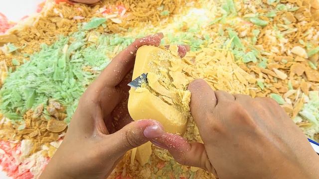 ASMR | Cutting vintage soap. Carving retro soap. Satisfying video. смотреть онлайн