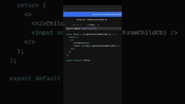 #31 Pass Data From Child To Parent? | React Interview Questions #react #reactinterviewquestions