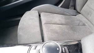 BMW F30 Custom Sport seats alcantara. Алькантара на спорт сидениях.