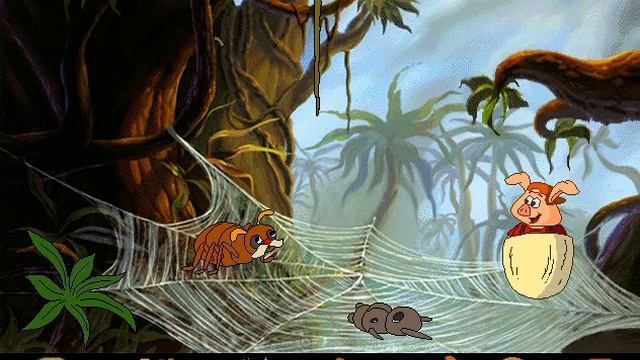 Приключения Пятачка в волшебном лесу. Игра#1.